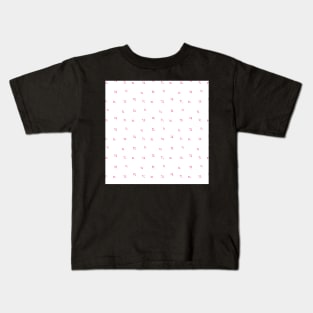 Hot Pink Happy Valentine's Dots Kids T-Shirt